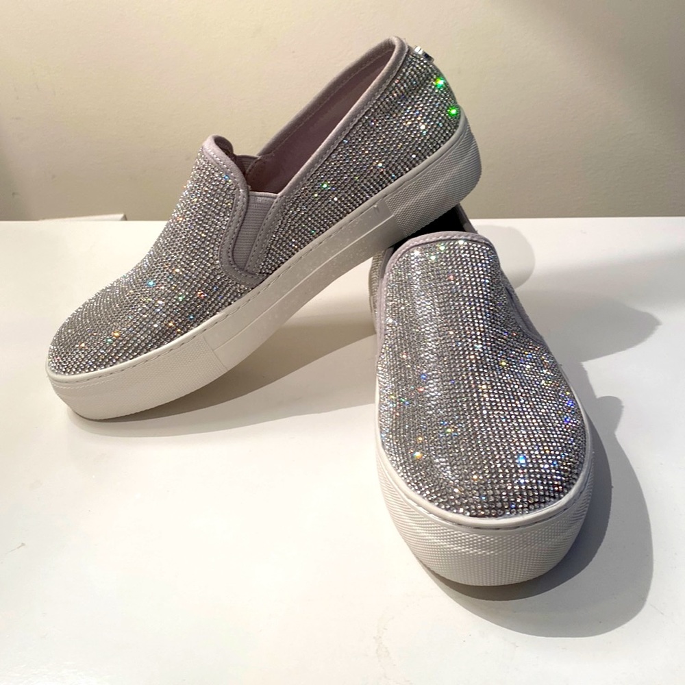 Steve Madden slip on blingged out shoes size 7.5